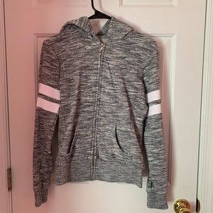 Grey love hoodie